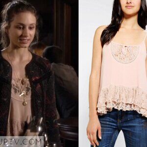 UO Kimchi Blue lace hem cami ASO Spencer Hastings